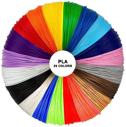 3D գրիչի հումք (PLA միաթել) 5M*20 COLORS/005644